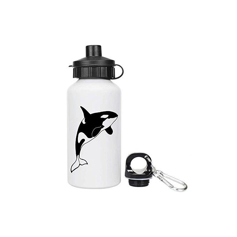 Azeeda 400ml 'Killer Whale' Kids Reusable Water/Drinks Bottle (WT00003110)