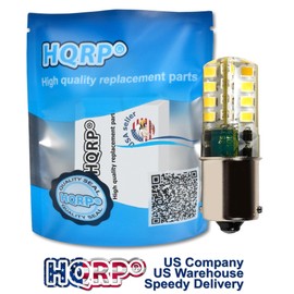 HQRP 4 pcs BA15s 32 LEDs SMD 2835 Cool White Bulb 6000-7000K for #1141 Minnie Winnie RV Interior Ceiling Lighting Bulb replacement 3W 250-300 Lumen