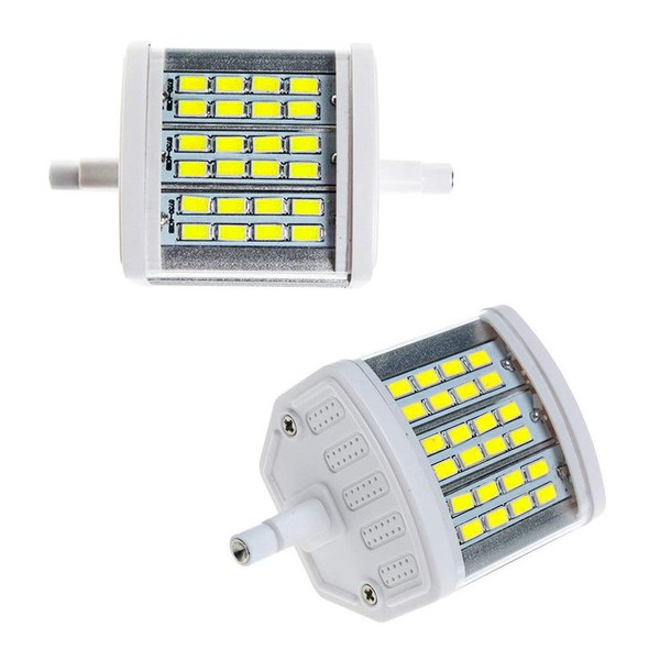 MaoTopCom 10W R7S LED Bulbs 78mm Non-Dimmable (2 Pack) 100W Equivalent J Type R7s Floodlight, 6000K Daylight White 900 Lumen 24 LEDs Double Ended J78 LED Light Bulb, AC 85-265V
