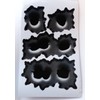 SKS Distribution® Rapid Fire Fake Bullet Hole Car/Helmet Stickers, Removable