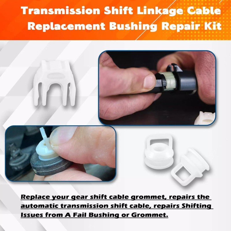 Unbranded Transmission Shift Cable Bushing Kit for Chevy Silverado 1500