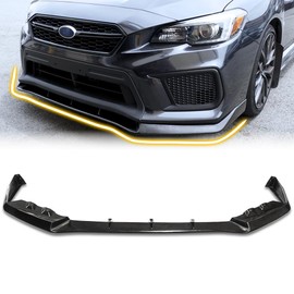 Stehlen 642167835158 Compatible With 2018-2021 Subaru WRX/WRX STi MPX Style Polyurethane Front Bumper Lip Splitter Spoiler - Black