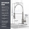 WEWE Kitchen Sink Faucet with Soap Dispenser, Kitchen Faucet with