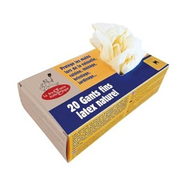 ECODIS Eco Latex Disposable Gloves M Unbepudert Textured Natural Rubber FSC