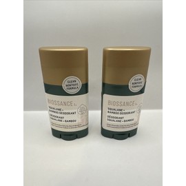 BIOSSANCE Squalane Bamboo Deodorant Plant Derived Non Toxic Formula 50g (2 PACK)