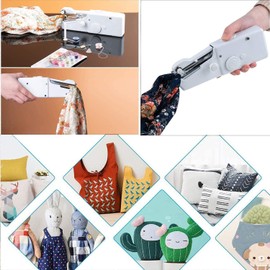 Handheld Sewing Machine Portable Mini Sewing Machine for Beginner Adult Electric Handy Sewing Machine for Quick Stitching