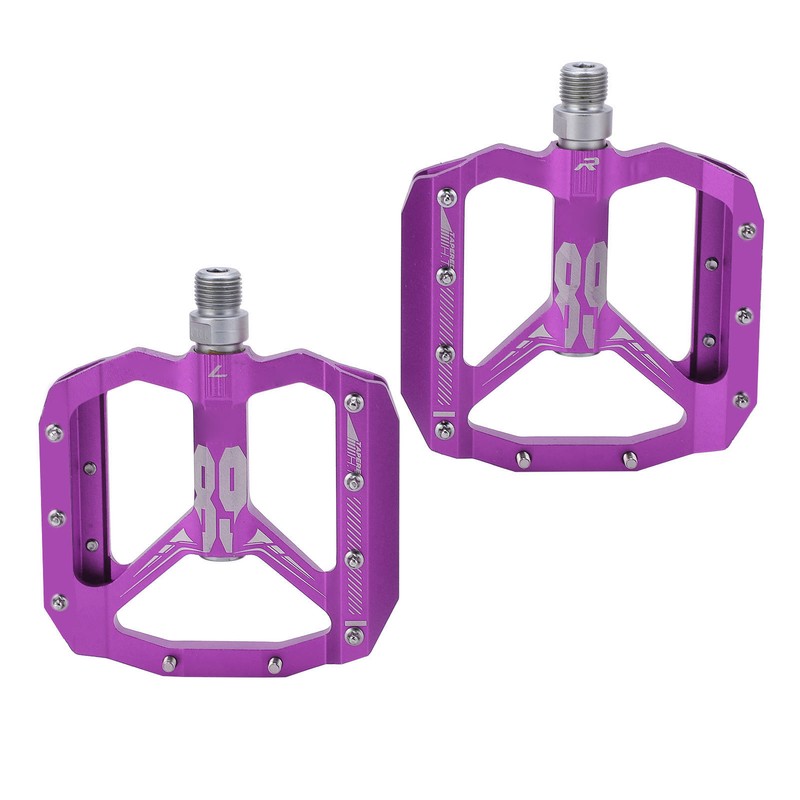 Enlee 2pcs Mountain Bike Pedals NonSlip DU Bearing Lightweight Bicycle