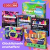 colozoo Glow-in-the-Dark Acrylic Paint Set | 8 x 20 ml