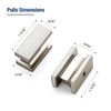 JOY DECOR 10 Pack Brushed Nickel Cabinet Knobs Kitchen Handles