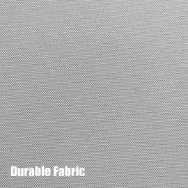 BONZER Waterproof Outdoor Curtains for Patio Porch Pergola Cabana Sunlight Blocking Privacy Grommet Indoor Curtain Panels for Bedroom Living Room, 1 Panel, 84W x 108L inch, Silver