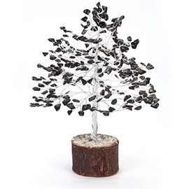 Rastogi Handicrafts Gemstone Lucky Tree Feng shui decorative Showpiece Vastu Carnelian Stone Table Decor