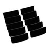 10 x Cockspur Window Handle Striker Plate Wedges - Black