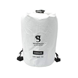 geckobrands 30L Dry Bag Cooler, White