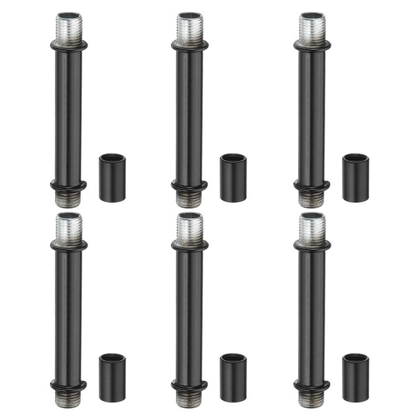PATIKIL Straight Pipe Lamp Stems Rod Kit, 6 Set M10