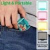 Small Pill Box 4 pcs,Cute Travel Pill Organizer Case Mini
