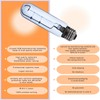 Parzuozenney Upgrade 7006999 Blue Glass Lamp Bulb Replacement for E26