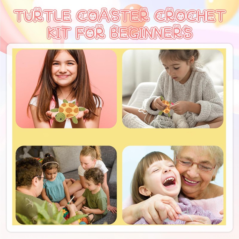 Cosmeria Crochet Set for Beginners with All Materials, Includes Instructions