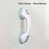 Relaxdays Suction Handle, Set of 2, Grab Bar for Shower