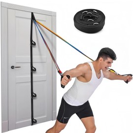 Elitecran Door Anchor Strap for Resistance Bands for Door Anchor Strap, Door Anchor Strap for Resistance Bands Exercises, Portable Resistance Band, Multi-Point Anchor Gym for Home, Exercise Equipment