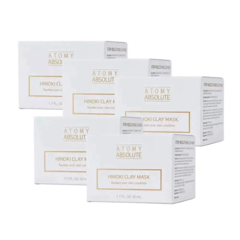 Atomy 애터미 앱솔루트 히노키 클레이 마스크 50ml 5개 Atomy Absolute