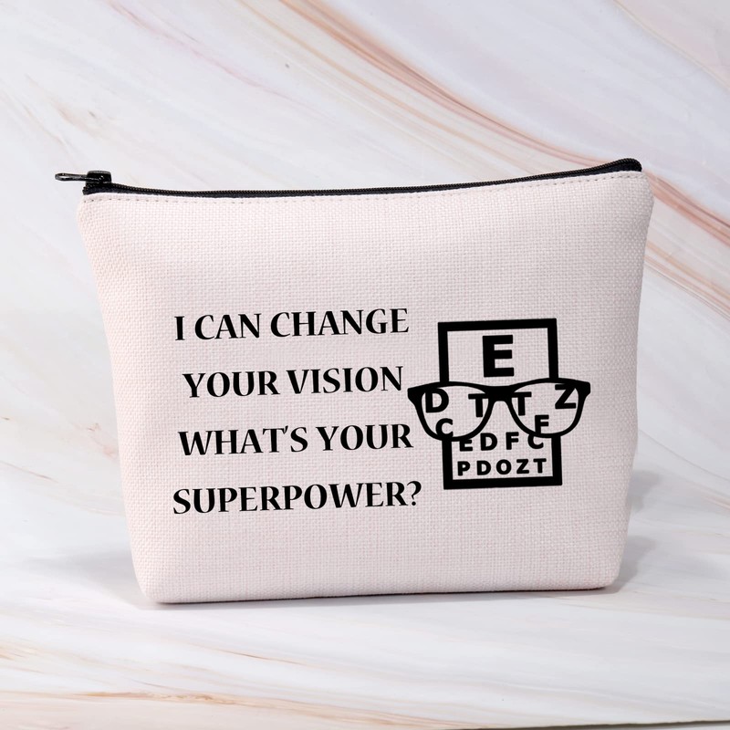 Funny Optometry Gift Optometrist Makeup Bag Eye Doctor Vision Gifts