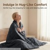 Serentra Weighted Blanket 17 lbs with Glass Beads, Dark Grey