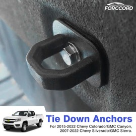 Forccord Custom Fit for Tie Down Anchors 07-25 Silverado 07-25 GMC Sierra 15-25 Colorado/GMC Canyon Pick-up Replace#DZ97903 Bed Tie Downs for Truck-6 Pack