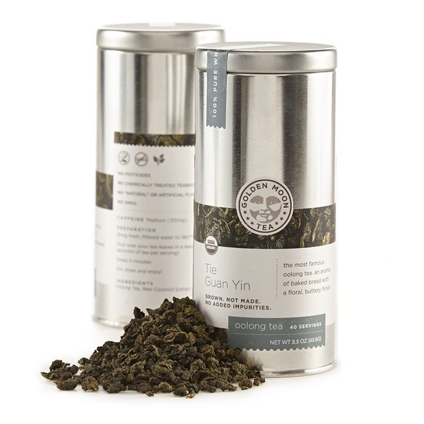 Golden Moon Tea Tie Guan Yin Oolong Tea - Organic