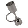 Double Sided Cocktail Bell Jigger Stainless Steel Dual End Wine