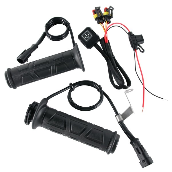 General Purpose Bike Temperature Control Built-in Grip Heater, 3 Levels