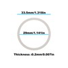 LT Easiyl 10Pcs 28.6mm Headset Shim Micro Spacer for Mountain