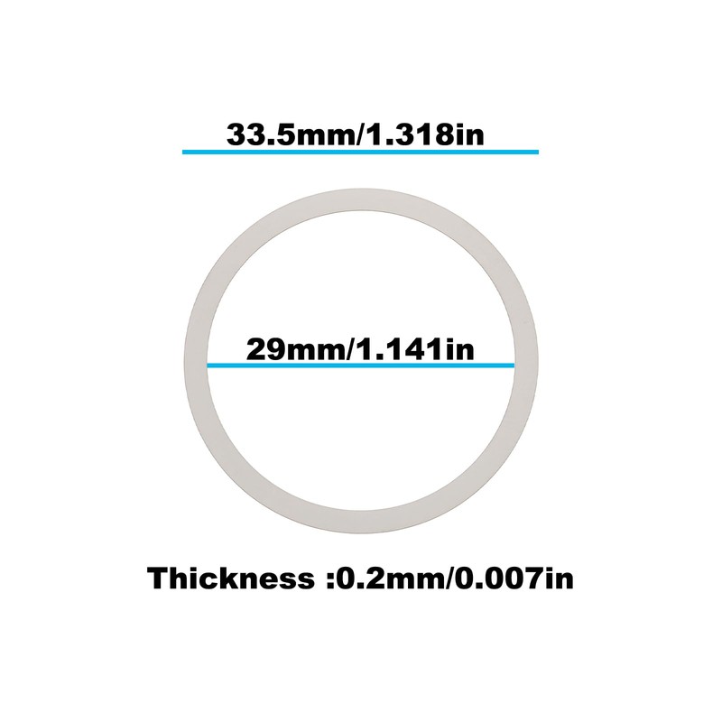LT Easiyl 10Pcs 28.6mm Headset Shim Micro Spacer for Mountain