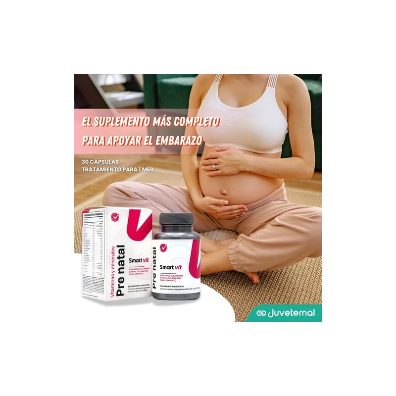 Smart Vit Prenatal Vitaminasminerales Suplemento Alimenticio Sin Sabor