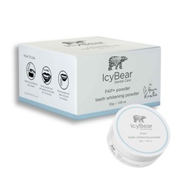 ICY Bear Pap+ Teeth Whitening Powder - Pap+ - Safe for Enamel and Gums - Promoting Healthier Gums and Brighter Teeth.