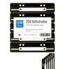250 Filing Strips Black Plastic 10 Bundles of 25 Pieces
