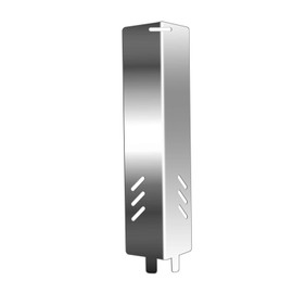 Zemibi 13 1/16" Heat Shield Tent Plate Grill Replacement Part for Backyard Gas Grill BY13-101-001-11, BY14-101-001-01 Model, Stainless Steel BBQ Burner Cover Repair Kit for Uniflame GBC1403W Gas Model