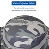 ZLYC Men's Camouflage Sun Hat Safari Hat Mesh Outdoor Hat