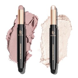 FV Eyeshadow Pen Set 2 Pack, Cream Eyeshadow Highly Pigmented, Waterproof and Long-Lasting Eyeshadow Sticks, Crease-Free with Shimmer