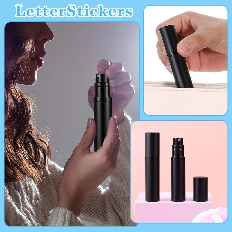 IANFAN 2 Pcs Mini Refillable Perfume Atomizer, Portable Travel Perfume