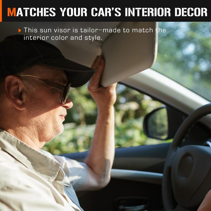 Sun Visor for 2002-2009 Dodge Ram 1500 2500 3500, Right