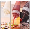 GAOHAN 8-Pack of Leak-Proof Plastic Squeeze Condiment Bottles - 250ml