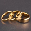 Concept Knight Gold Tungsten Carbide Rings for Men and Women