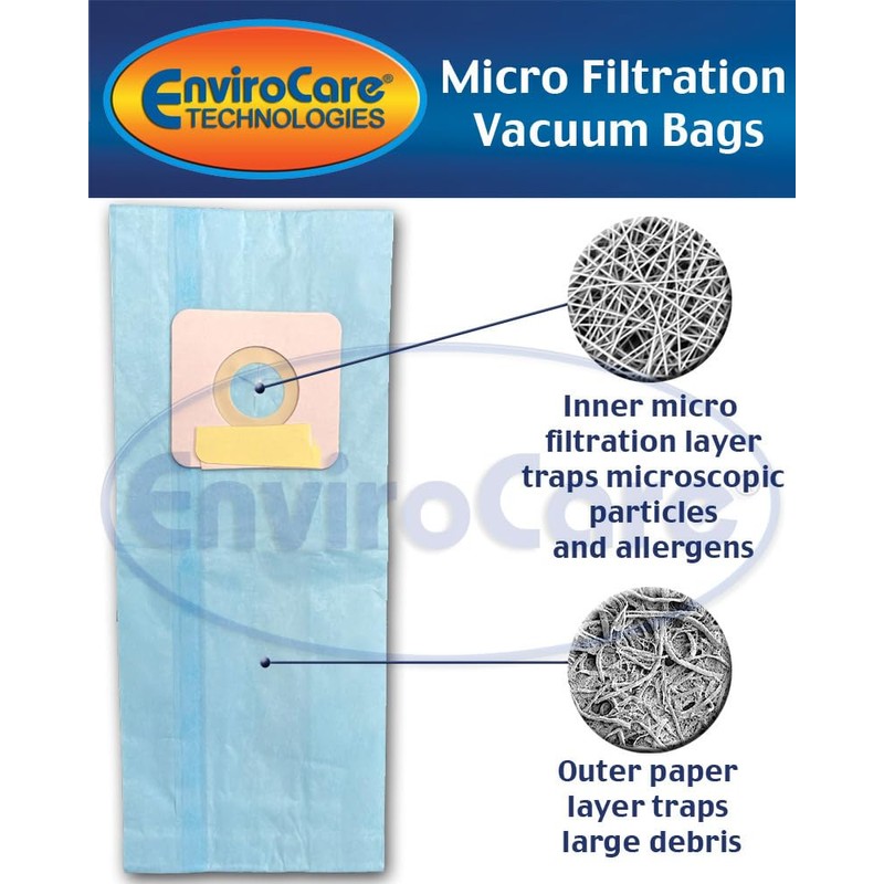 EnviroCare Replacement Micro Filtration Vacuum Cleaner Dust Bags made to