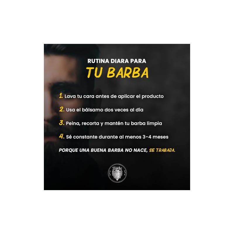 18% Bálsamo en Gel para el Crecimiento de Barba &