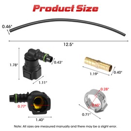 Diesel Fuel Filter Tank Supply Line Connector Repair Kit HC3Z9J338L Compatible with Ford f250 f350 f450 f550 6.7L 2011 2012 2013 2014 2015 2016 2017 2018 2019 2020 2021 2022