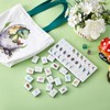 Hollowfly 65 Tiles 30 mm Dinosaur Mahjong Block Set with