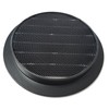 Weather protection grille black/grey DN: 100 125 150 160 200