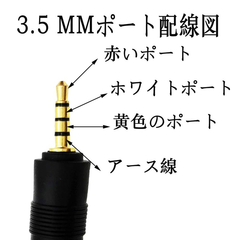 Hjiopkul 2.7M 3.5mm Mini Plug (Male) to 3RCA Male Adapter