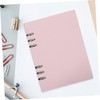 STOBOK Thicken Binder Notebook Office Diary Binder Rings A4 Portable