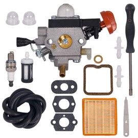 Mikatesi FS131 Carburetor for Stihl 4180-120-0617 FS131 FS131R HT131 HT133 KM131 KM131R FS311 Brushcutter Trimmer - with 4180 141 0300 Air Filte & 4180-007-1005 Valve Clearance Setting Kit